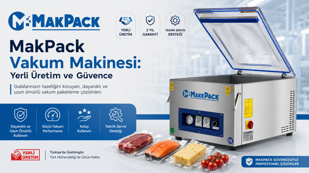 MakPack Vakum Makinesi: Yerli Üretim ve Güvence